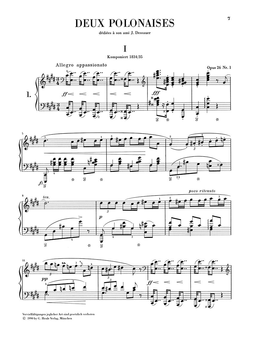 Frédéric Chopin: Polonaise in F-sharp minor, Op.44 Sheet music for
