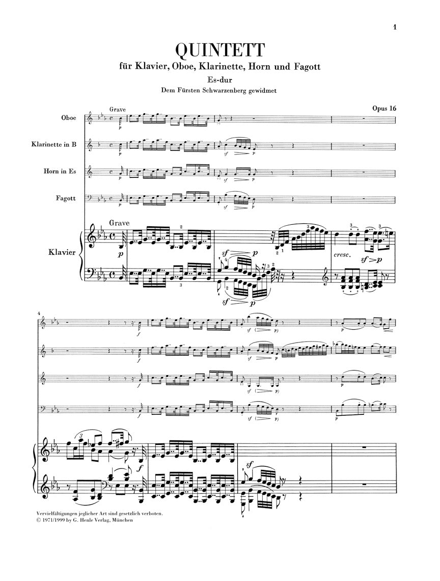 Beethoven: Quintet for Piano and Wind Instruments, Op. 16