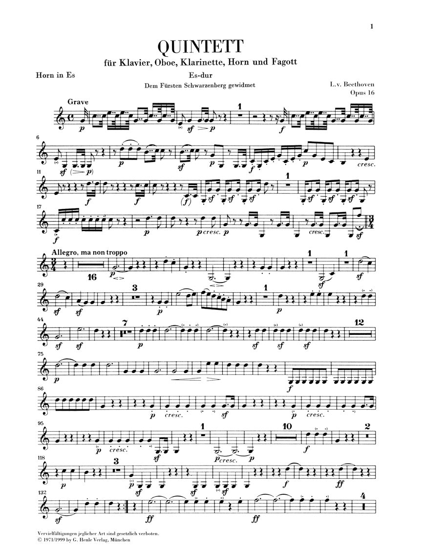 Beethoven: Quintet for Piano and Wind Instruments, Op. 16