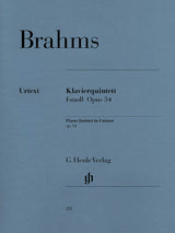 Brahms: Piano Quintet in F Minor, Op. 34