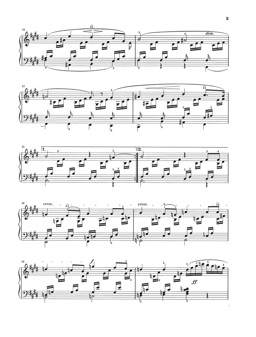 Mendelssohn F., Sechs Lieder ohne Worte, Andante con moto Sheet music for  Piano (Solo)