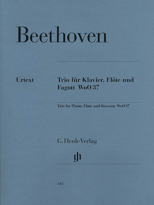 Beethoven: Trio for Piano, Flute, and Bassoon, WoO 37