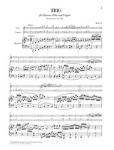 Beethoven: Trio for Piano, Flute, and Bassoon, WoO 37