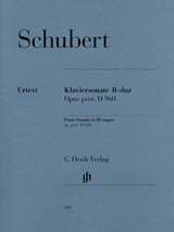 Schubert: Piano Sonata in B-flat Major, D 960