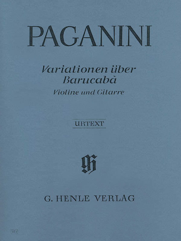 Paganini: Variations on Barucabá, Op. 14
