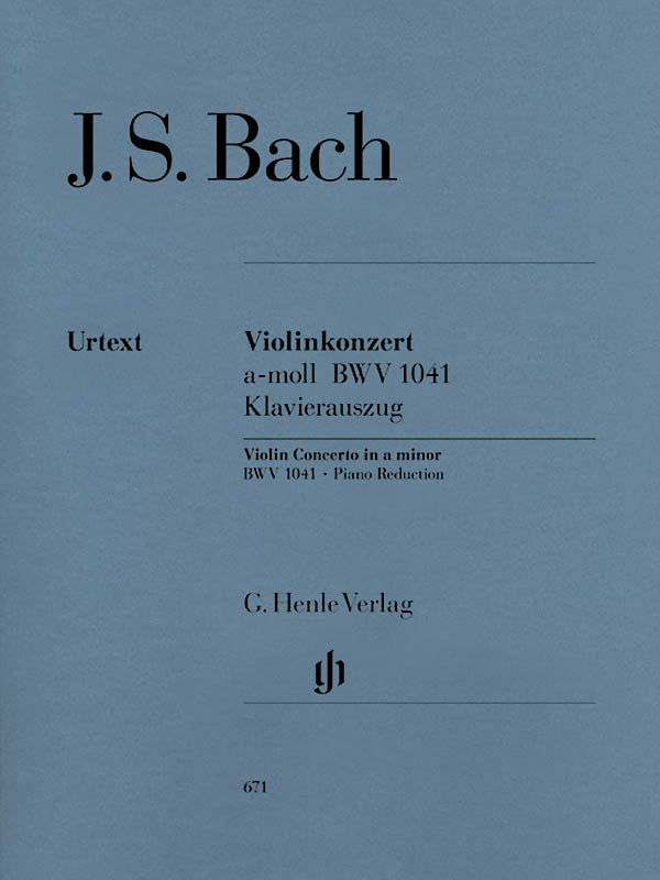 Bach: Violin Concerto in A Minor, BWV 1041