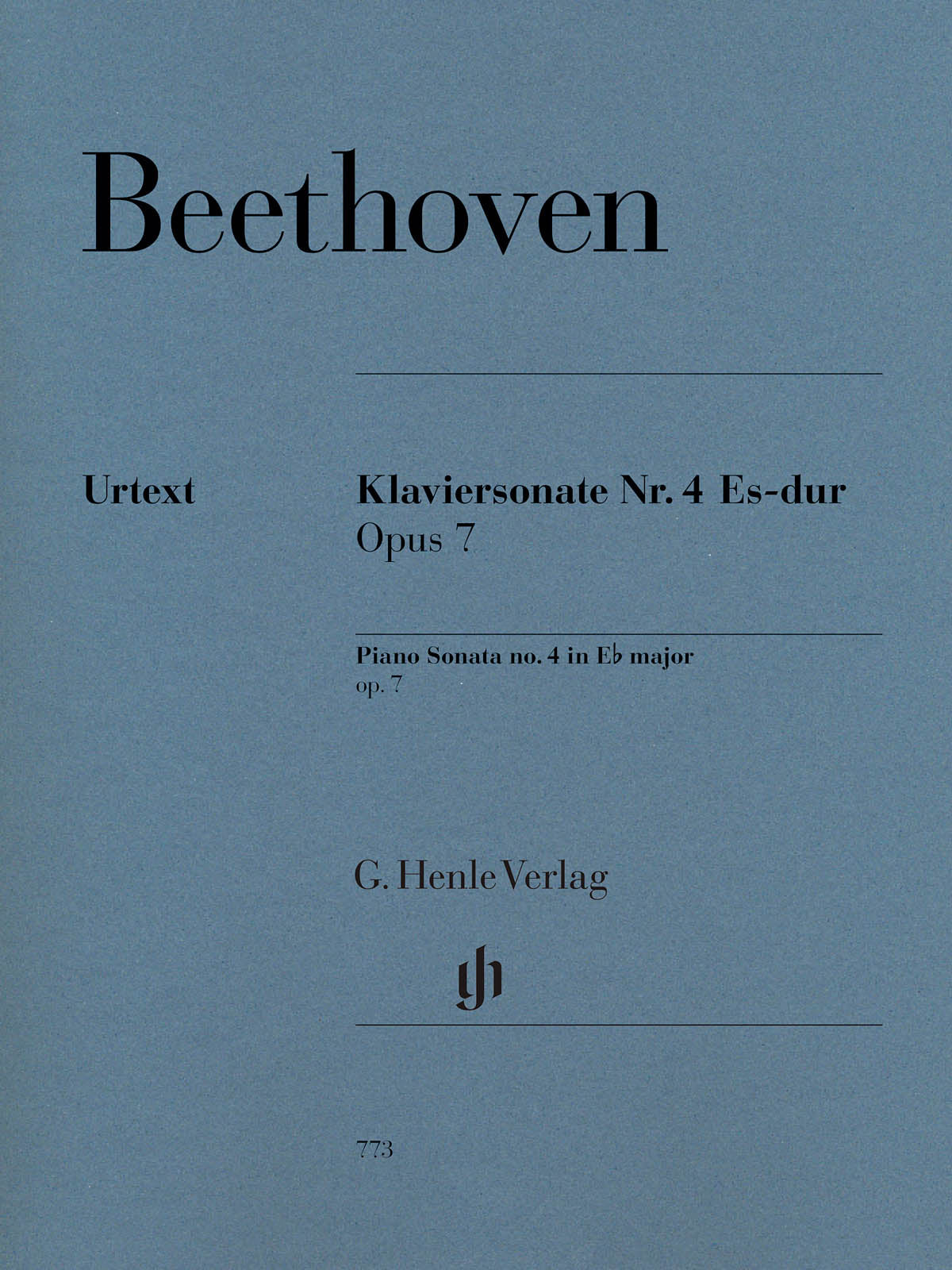 Beethoven: Piano Sonata No. 4 in E-flat Major, Op. 7