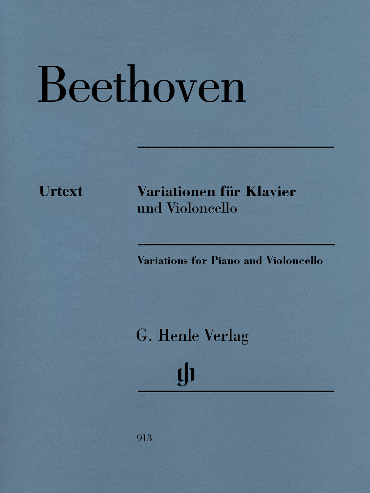 Beethoven: Variations for Cello and Piano