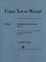 F. X. Mozart: Complete Piano Works - Volume 1