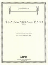 Harbison: Viola Sonata