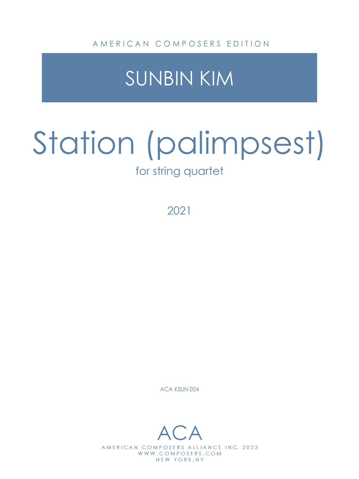 Kim: Station (Palimpsest)