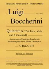 Boccherini: String Quintet in C Major, G378