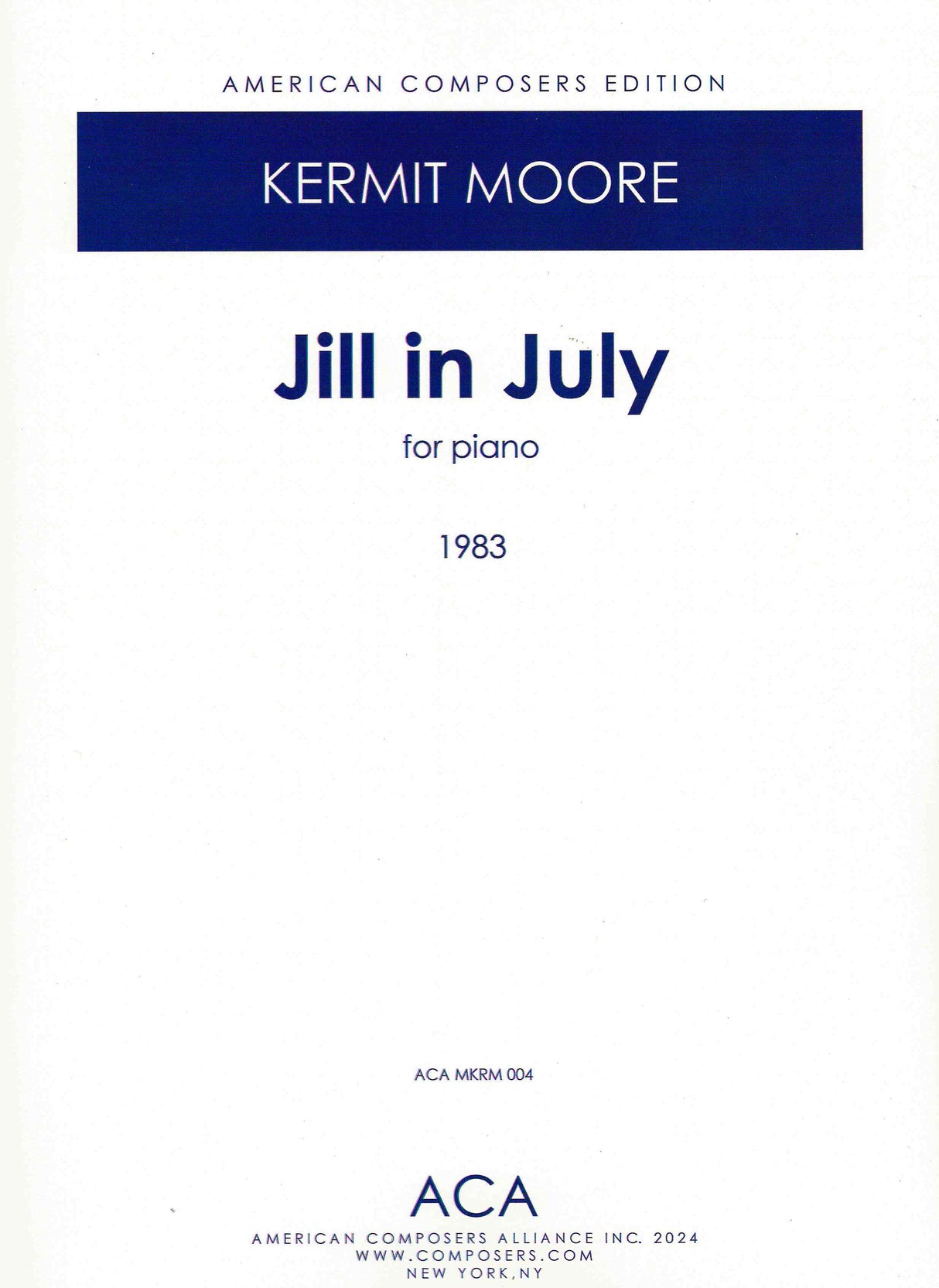 Moore: Jill in July