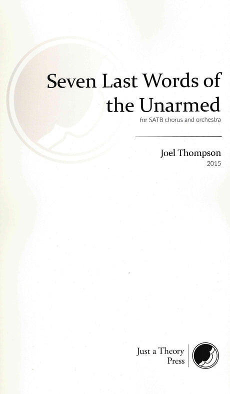 Thompson: Seven Last Words of the Unarmed