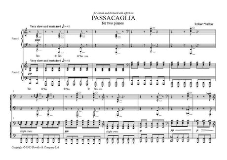 R. Walker: Passacaglia