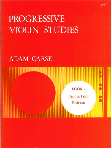 Carse: Progressive Violin Studies - Book 4