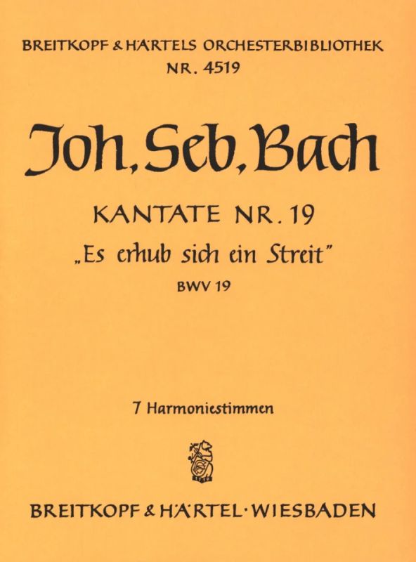 Bach: Es erhub sich ein Streit, BWV 19