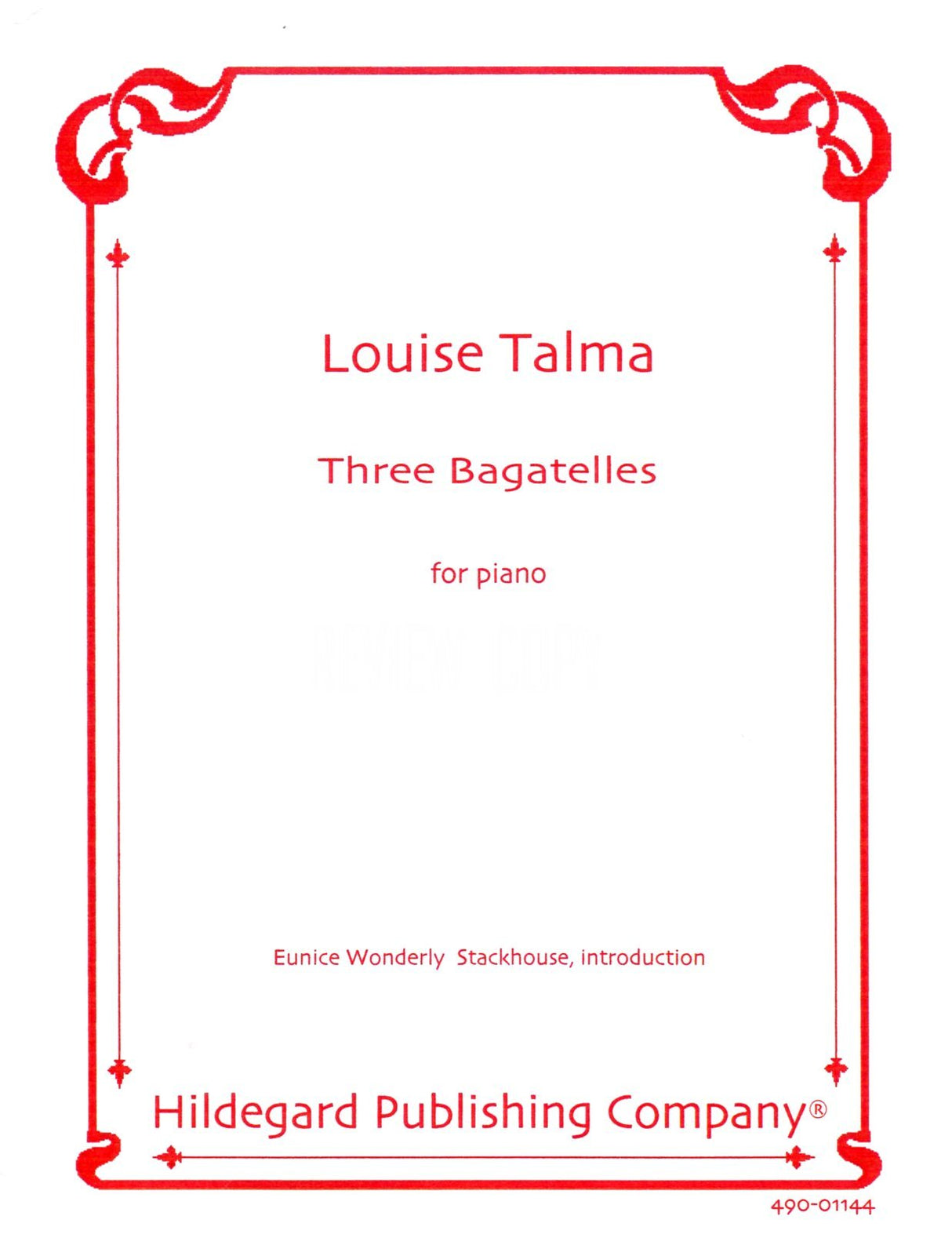 Talma: 3 Bagatelles