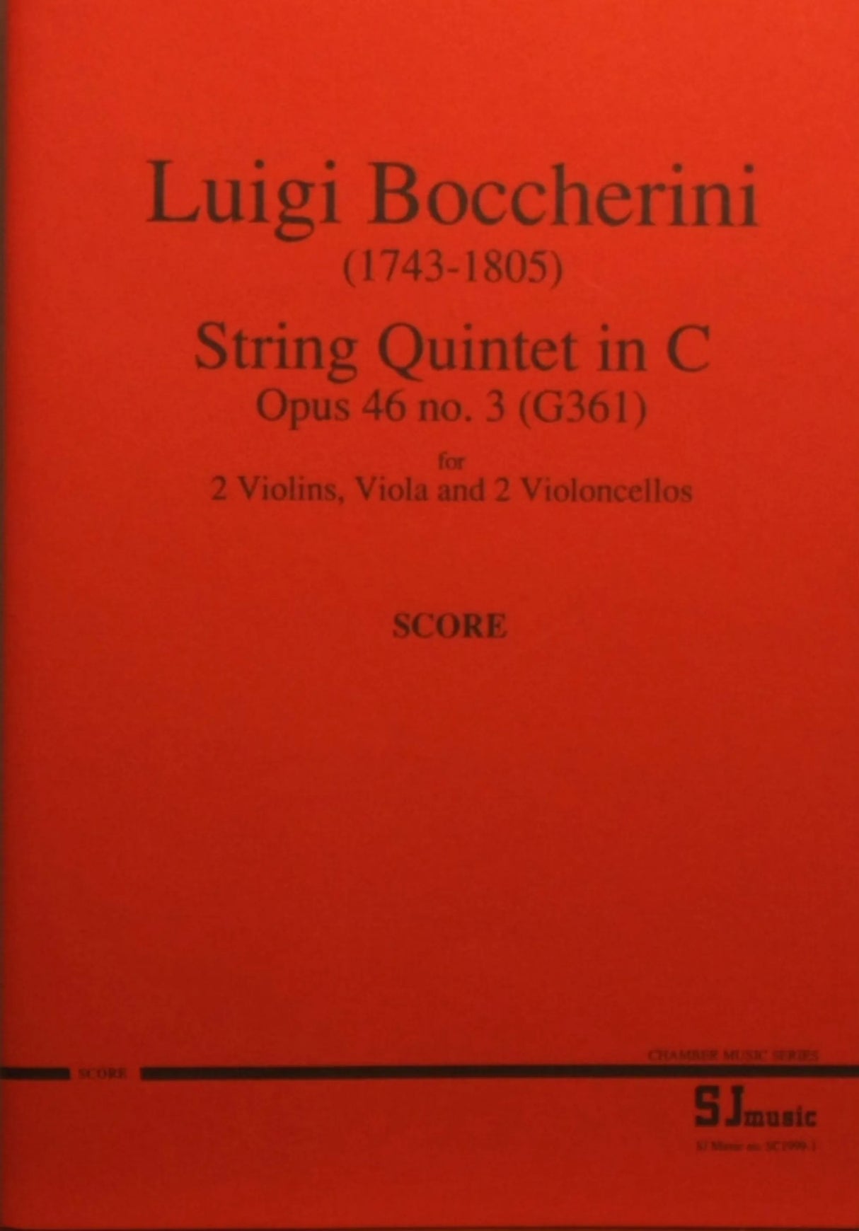 Boccherini: String Quintet in C Major, Op. 46, No. 3, G 361