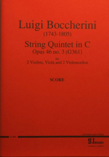 Boccherini: String Quintet in C Major, Op. 46, No. 3, G 361