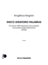 Negrón: Disco giratorio de palabras