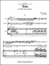 Sierra: Trio for Horn, Violin & Piano