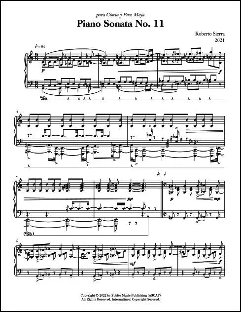 Sierra: Piano Sonata No. 11