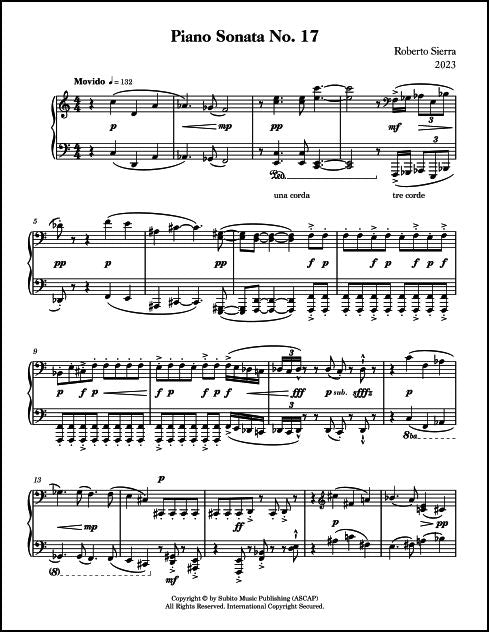 Sierra: Piano Sonata No. 17