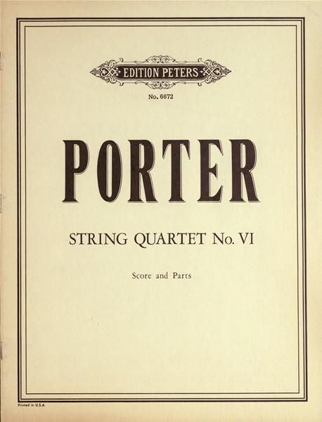 Porter: String Quartet No. 6