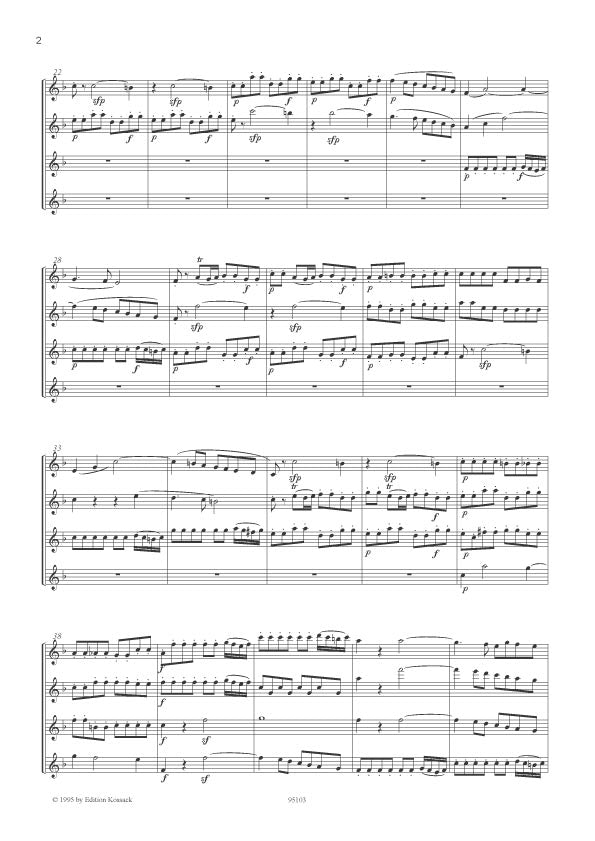 Mozart: Overture to The Magic Flute (arr. for 4 flutes)