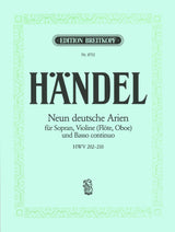 Handel: 9 German Arias, HWV 202-210