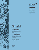 Handel: Organ Concerto in G Minor, HWV 289, Op. 4, No. 1