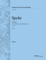 Spohr: Clarinet Concerto No. 1 in C Minor, Op. 26