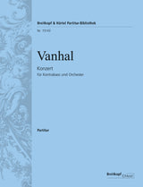 Vaňhal: Double Bass Concerto