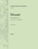 Mozart: Missa brevis in D Minor, K. 65 (61a)