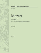 Mozart: Missa in C Major, K. 167