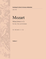 Mozart: Missa brevis in G Major, K. 140 (235d)