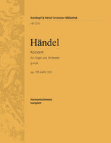 Handel: Organ Concerto in G Minor, HWV 310, Op. 7, No. 5