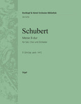 Schubert: Mass in B-flat Major, D 324, Op. posth. 141