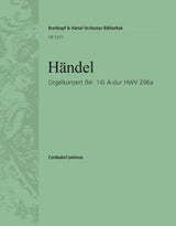 Handel: Organ Concerto in A Major, HWV 296a