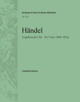 Handel: Organ Concerto in F Major, HWV 305a