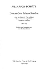 Schütz: Der Schwanengesang, SWV 482-494