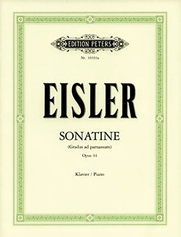 Eisler: Sonatina (Gradus ad parnassum), Op. 44