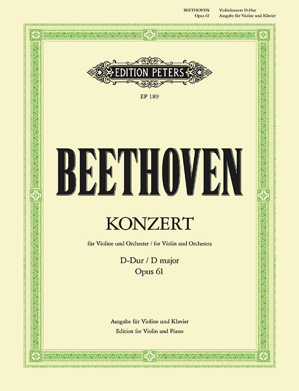 Beethoven: Violin Concerto in D Major, Op. 61