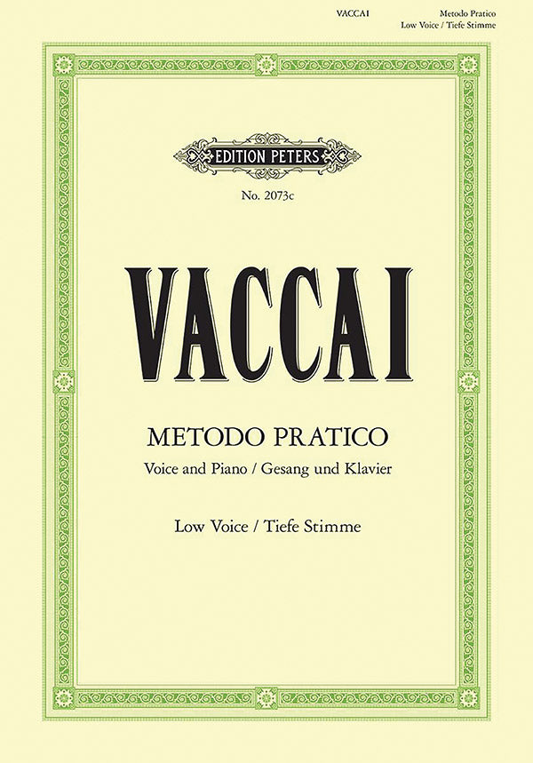 Vaccai: Metodo pratico de canto