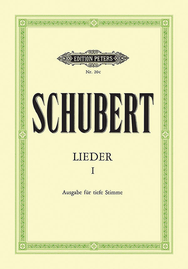 Schubert: Lieder - Volume 1