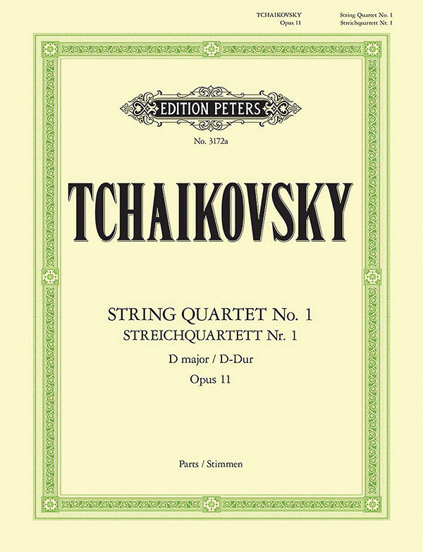 Tchaikovsky: String Quartet No. 1 in D Major, Op. 11