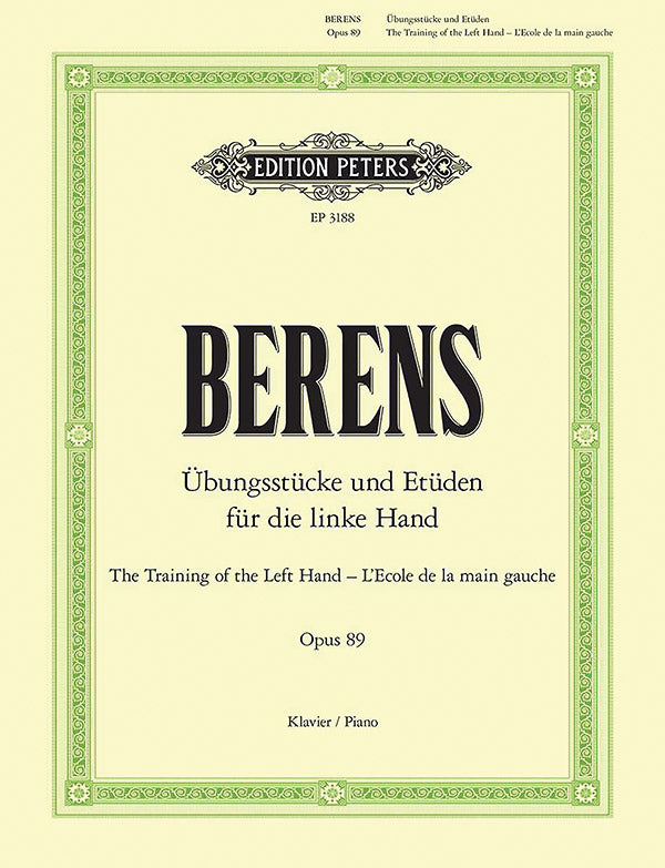 Berens: The Training of the Left Hand, Op. 89