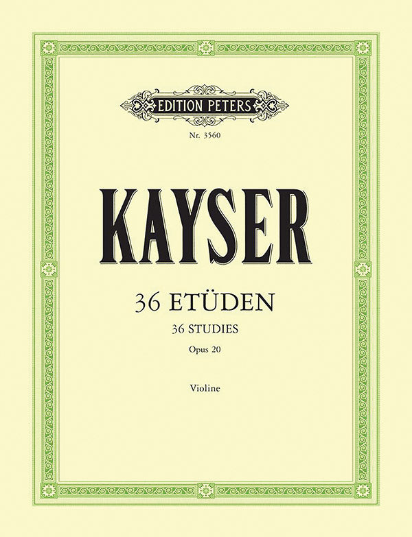 Kayser: 36 Elementary and Progressive Studies, Op. 20