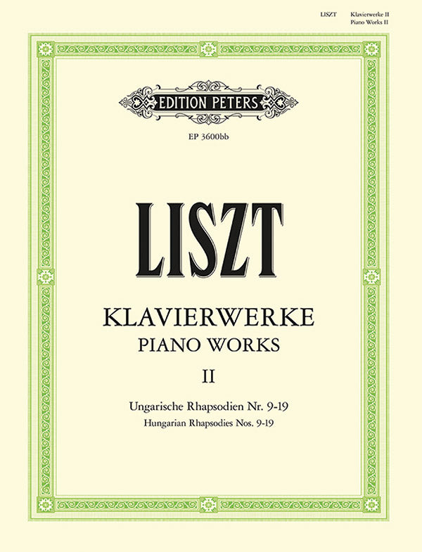 Liszt: Piano Works - Volume 2 (Hungarian Rhapsodies Nos. 9-19)